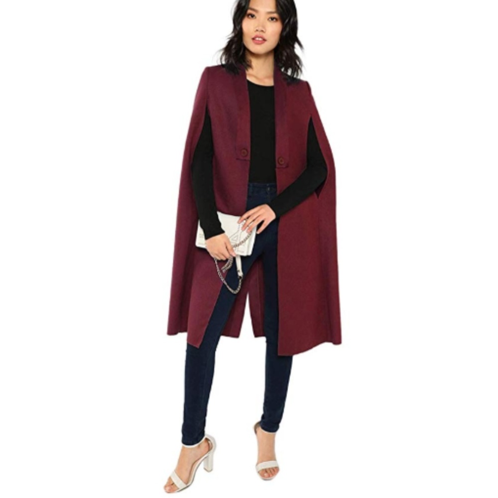 MENDOZA Long Cape Coat